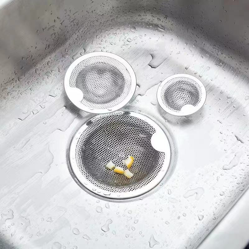 Rvs Val Aanrecht Filter Afvoer Gat Filter Bad Haar Catcher Stopper Douche Lek Net Thuis Zeef Drains