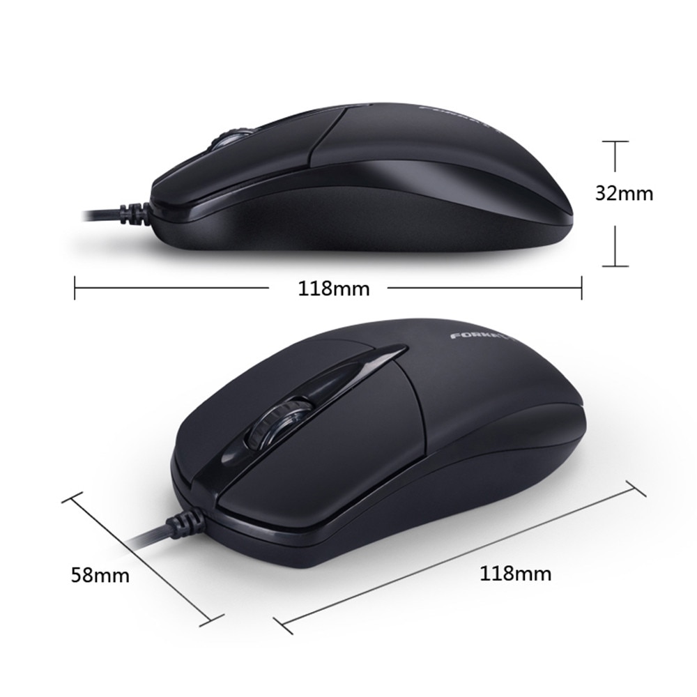 Mouse 3 Button 1200 DPI USB Wired Silent Optical Gaming Mouses For PC Laptop Wired Mouse