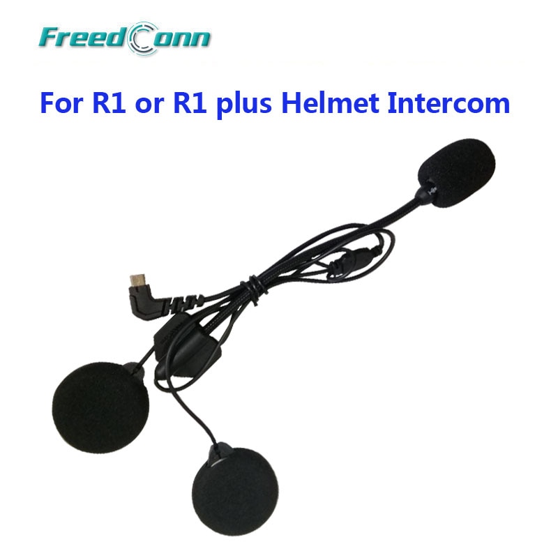 Headset Microfoon Mic Voor Freedconn R1 Of R1plus Helm Bluetooth Intercom Voor Open Gezicht/Half Helm/Flip Up helm