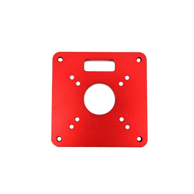 Router Table Insert Plate for Woodworking Benches Wood Router Trimmer Models Aluminium Alloy Mounting Base Plate