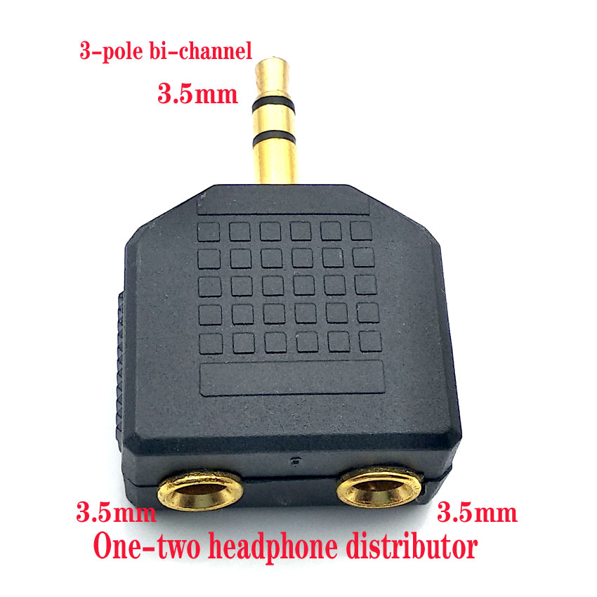 Adaptador de Audio de 3 piezas para altavoz, conector macho a hembra de 3,5 MM, 2,5mm a 2,5mm, Cable auxiliar para auriculares, 3,5: Naranja