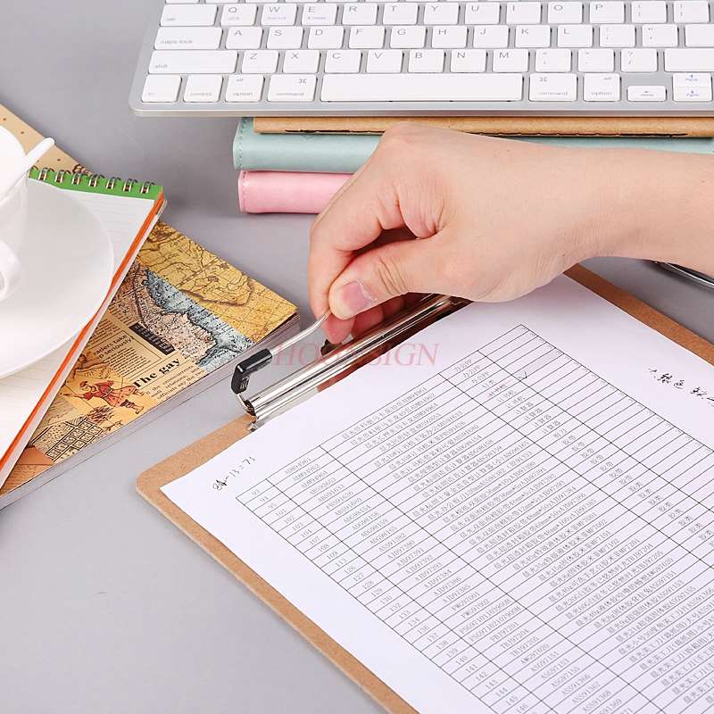 learning stationery Board Clip A4 WordPad Clip Folder File Folder Fiberboard