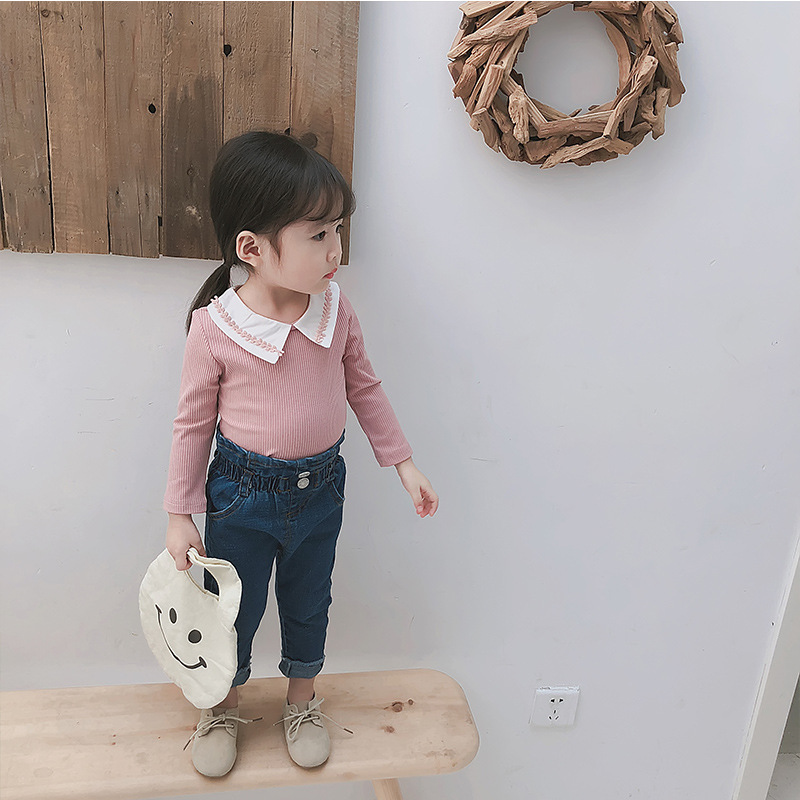 MILANCEL Kids Jeans Skinny Baby Girls Jeans Boys Denim Pants Casual Jeans for Boys Solid Jeans for Kids