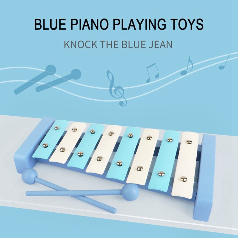 Speelgoed Xylofoon Educatief Speelgoed Houten Acht-Opmerkingen Frame Stijl Xylofoon Kinderen Kids Baby Musical Grappig Speelgoed