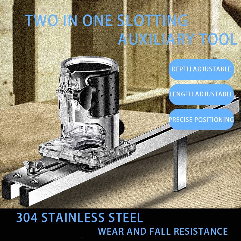 2 in 1 Perforated support Wood Working Tools Trimming machine Accessories Manual Tool Sets Carpentry Tools