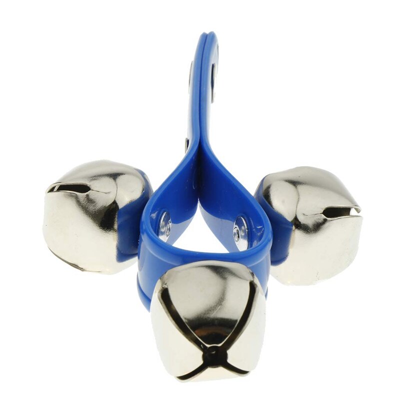 3 Jingle Bells Handbell Hand Shaker Kids Preschool Percussion Rattle To