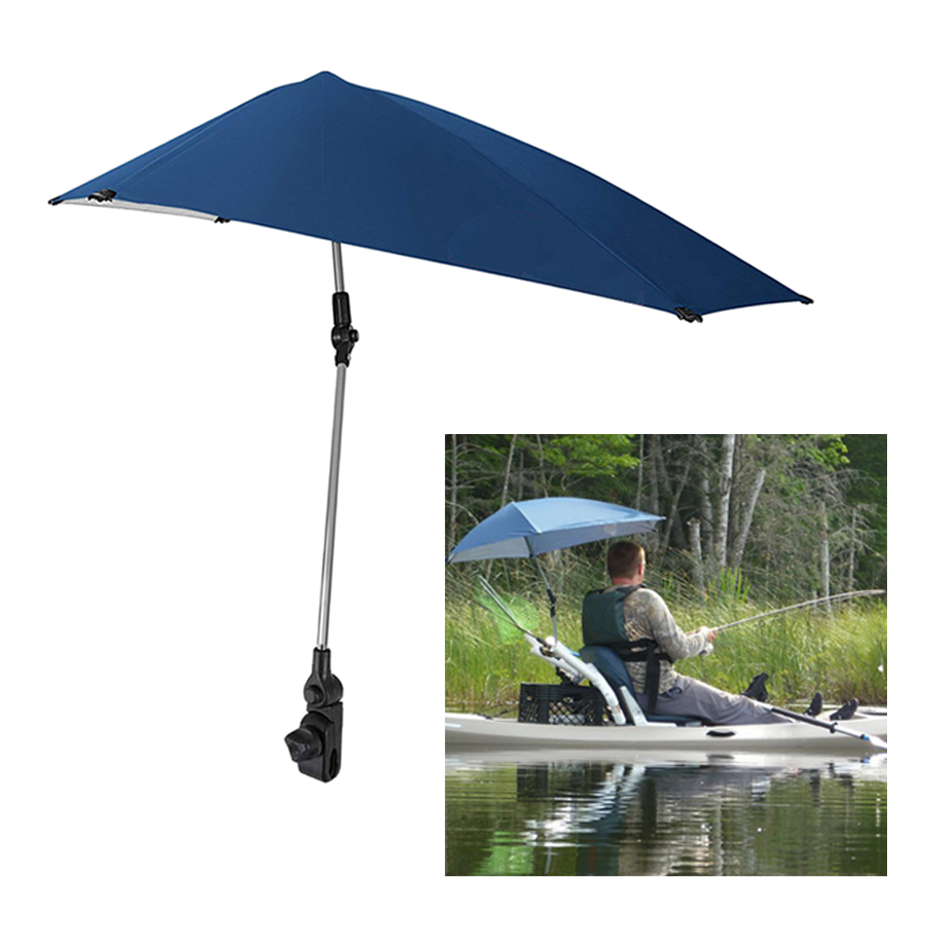 Opvouwbare Upf 50 + Verstelbare Strand Paraplu Parasol Parasol Voor Zomer Stoel Golf Wandelen