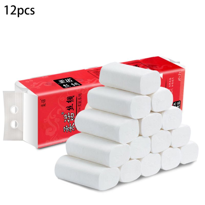 Pack De 12 Rollos De Papel Higiénico Jumbo (2 Capas, 150m): Máxima Duración Para Baños, Lavanderías Y Oficinas
