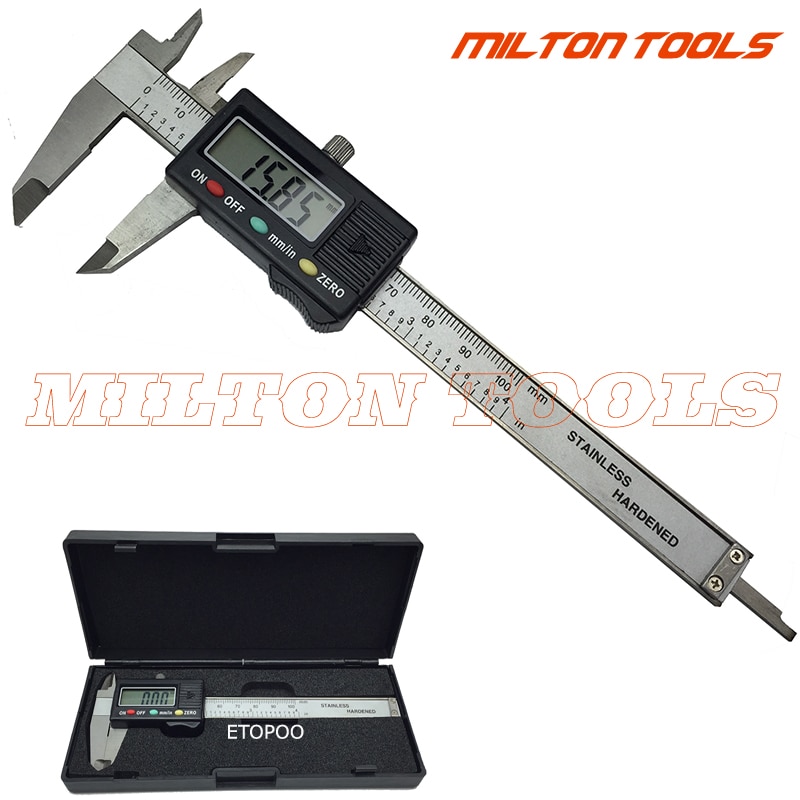 Calibre VERNIER micrómetro Digital de 100mm 4 "0-100mm