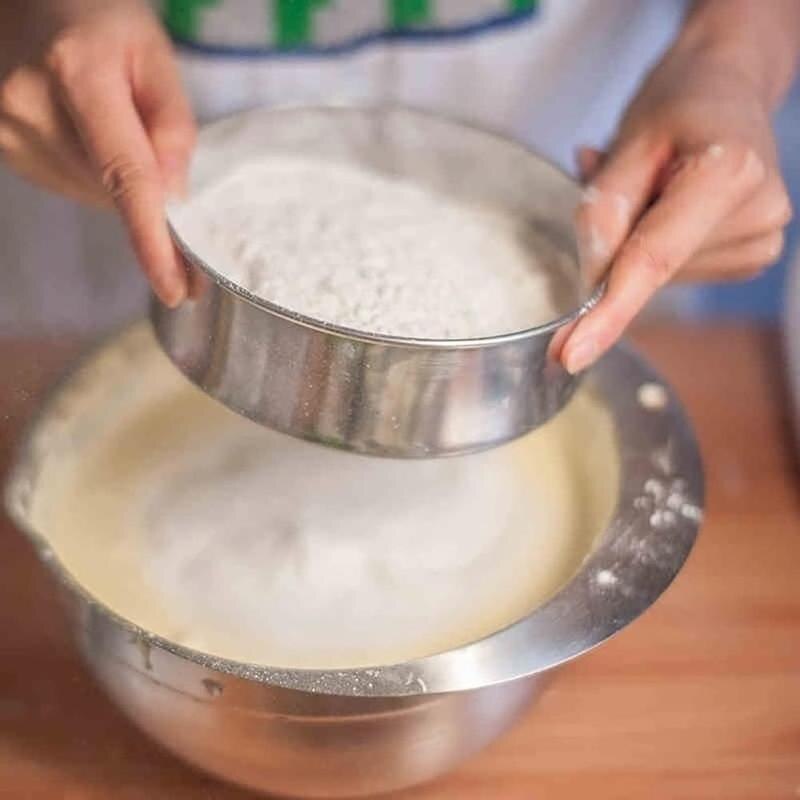Rundtråd finmasket oljesil mel sikt silverktøy stål til kjøkken rustfritt filtrering mat diy kjøkken dørslag  y5 z 3