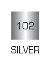 ZIG Posterman-rotuladores de tiza impermeables metálicos Kuretake, 0,5mm, rotuladores para carteles, bolígrafos PMA-10, color plateado, dorado, japonés: Silver
