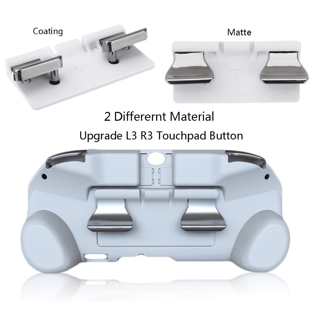 L3 R3 With L2 R2 case Gaming Upgrade Trigger Button Grips Handle Back Touchpad Detachable Module for PS VITA PSV 2000