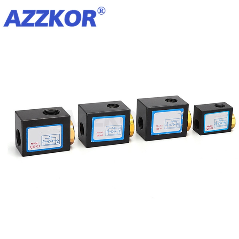 Pneumatic Components Rpid Exhaust Valve Cylinder Rapid Exhaust Valve QE-01 / QE-02 / QE-03 / QE-04 Pipe Fitting Pneumatic Part