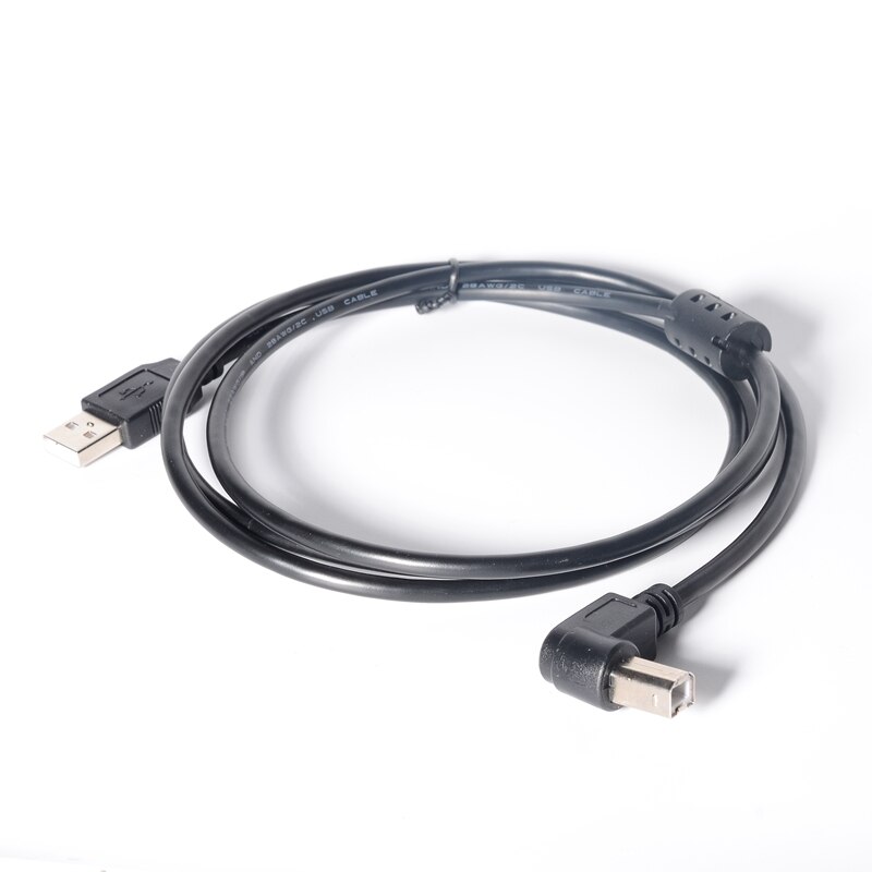 3 M Usb 2.0 Een Naar Rechts Hoek B Cable Cord - 1 M 2 M 3 M Usb Printer kabel-Haakse Usb B Kabel-1x Usb A (M), 1x Usb B (M)