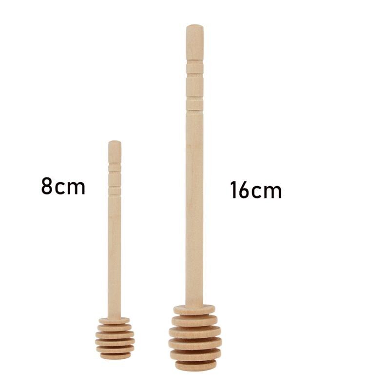 Houten Honing Dipper Stick Honing Lepel Keuken Gereedschap Roer Bar Praktische Honing Mengen Stok Pot Lepel Benodigdheden Voor Koffie Melk thee