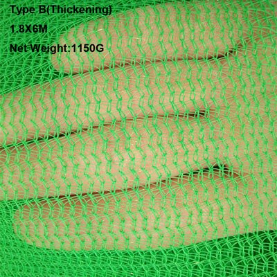 Tewango 6FTX 19FT Green Mesh Net Poly Shade Sail Safety Netting Construction Sites Scaffold Debris Fire Retardant 1.8x6 meters: 1.8X6M Type B