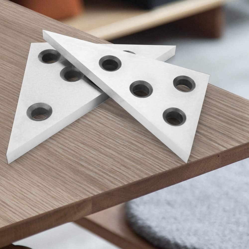 Precision Machinist Measurement Tool 2Pcs 30/45/60/90 Degree Angle Block Ruler Inch Metric Triangle Metal Block Angle