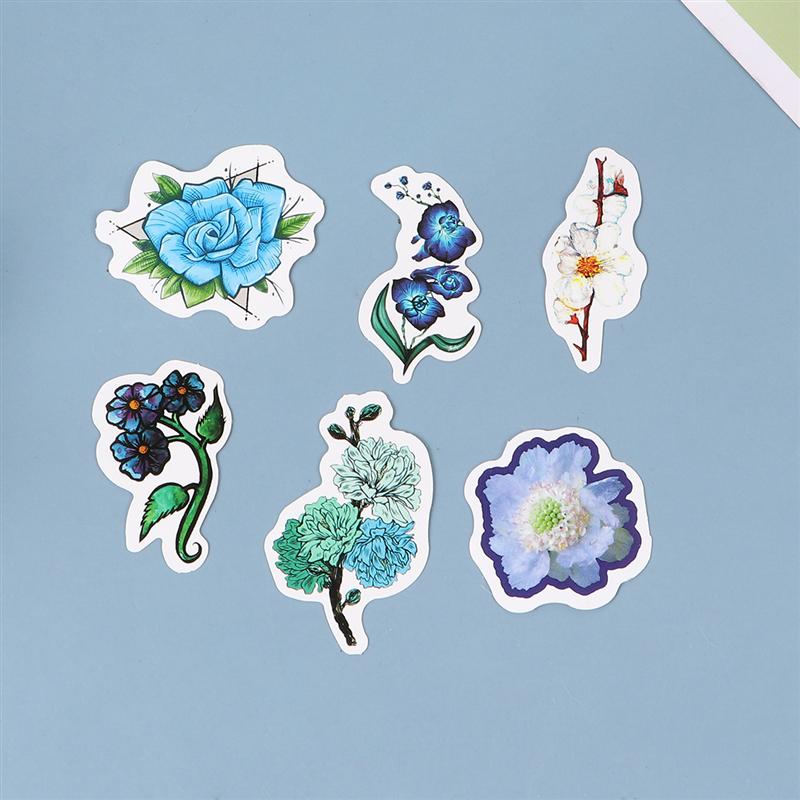 10 Set/420Pcs Flower Sticker PVC Stickers Notebook Decals Draw Bar Box Stickers Stationery Stickers DIY Stickers