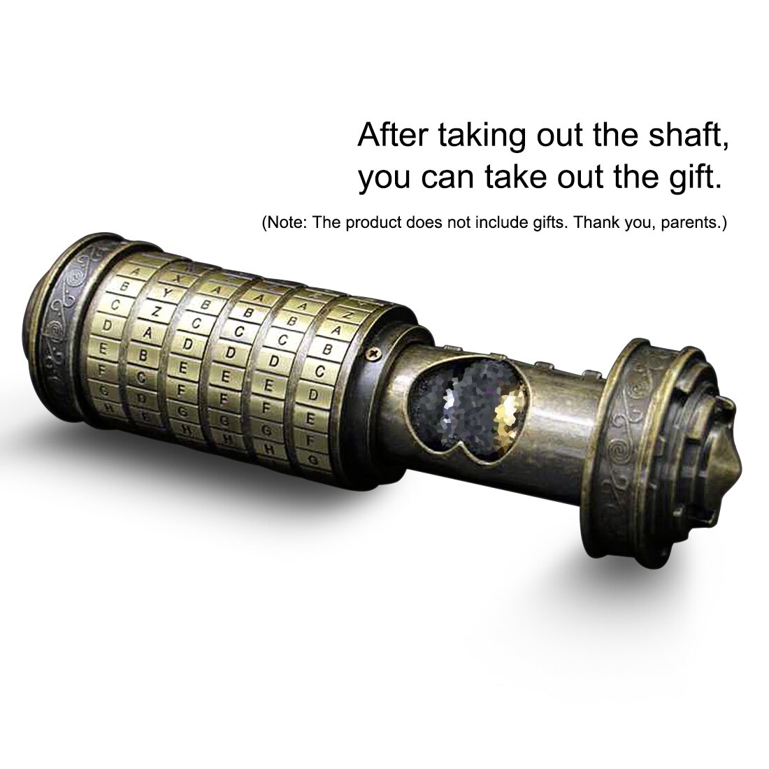 DaVinci Letter Password Lock Valentine Da Vinci Intellectual Style Code Lock Personal Retro Birthday