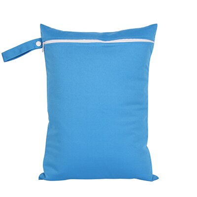 Bolsa húmeda reutilizable de 30x40 cm, forro de cubo para tela, pañales sucios, bolso húmedo seco, impermeable, bolsa húmeda para pañales de bebé Pul sólido: 402