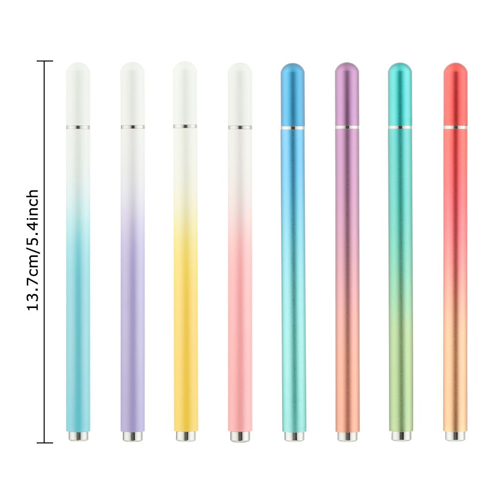 Gradient Color Stylus Pen Lightweight Replaceable Drawing Tablet Pens Capacitive Screen Stylus Touchpen Tablet Phone Accessories
