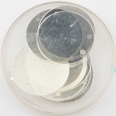 30Gram 3-25Mm Kristal Transparante Losse Pailletten Pailetten Naaien Bruiloft Decoratie Craft Diy Kledingstuk Accessoires: 40mm Side Hole