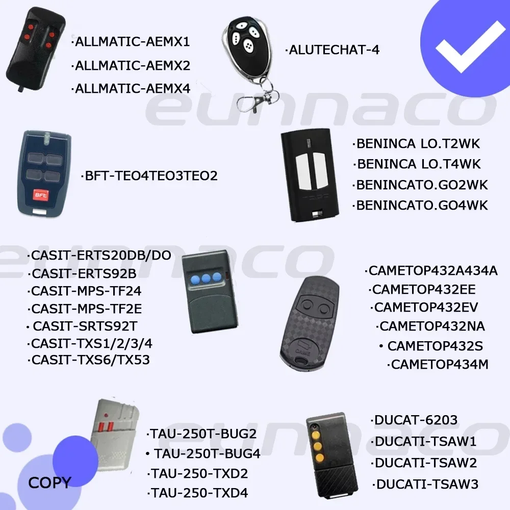 Bezprzewodowy RF 433 MHz automatyczne kopiowanie pilot elektryczny kontroler otwierania drzwi garażowych powielacz klon klonowanie nadajnik kodu wentylator