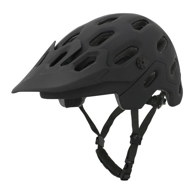 Cairbull capacete ciclístico, ultraleve, moldado, acessório para bicicleta, mountain bike de estrada, mtb: Black / M(54-58cm)