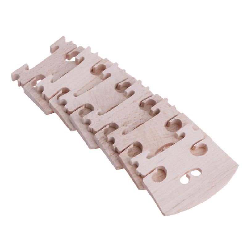 10Pcs Professionele Maple Hout 4/4 3/4 Viool Bruggen Viool Onderdelen