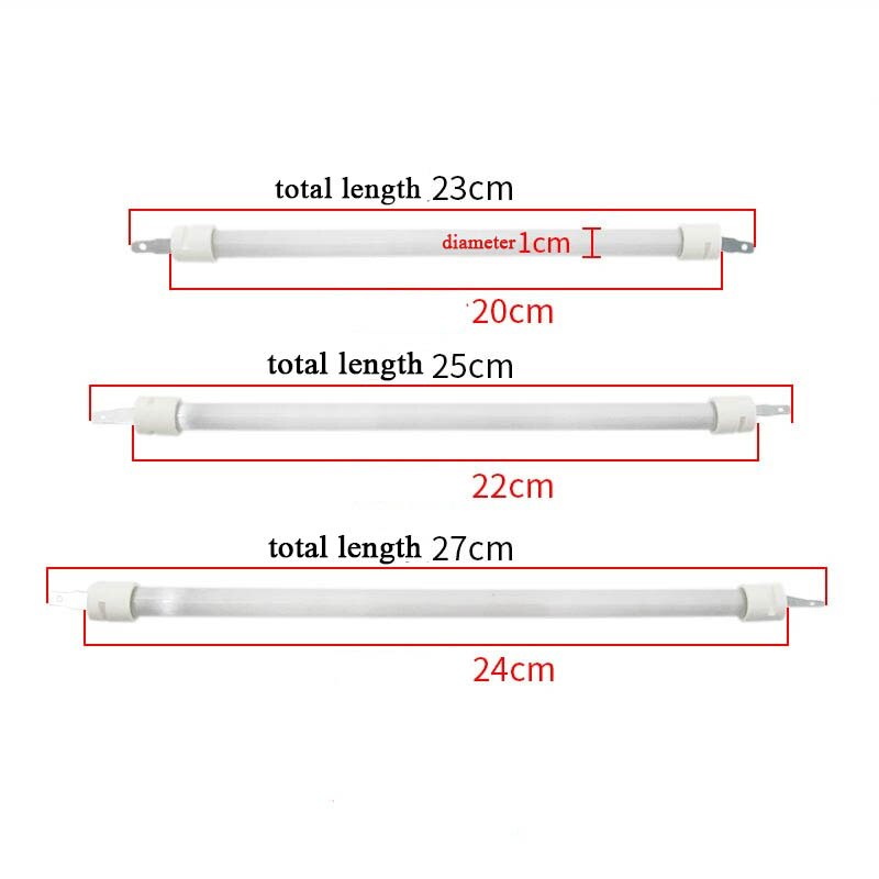 thumbnail image 2 of Uxcell 400W 220V Quartz Infrared Heating Element Tube 27cm For Heater 2 of 5