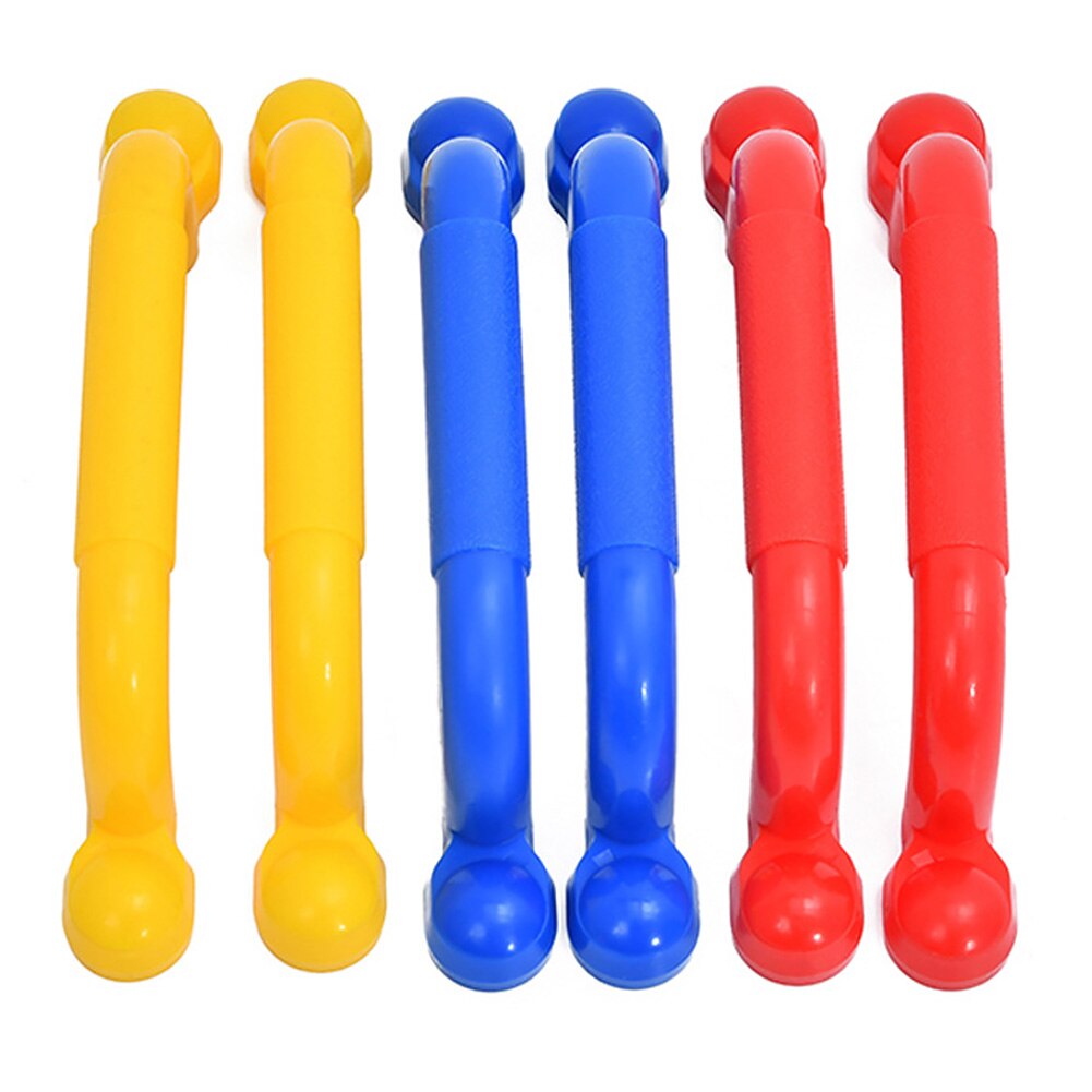 1pair Kids Climbing Safety Handles Safety for Play Set Hand Grips Swing Safety Handles Playground Replacement Parts