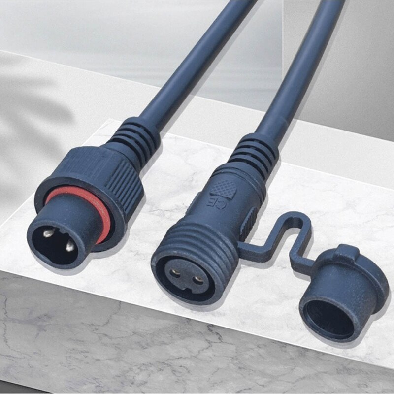 Rubber Industrial Male &amp; Female Plug Socket 2/3/4/5/6/7/8 Pin Wall Mounted Socket Electric Power Connector Waterproof