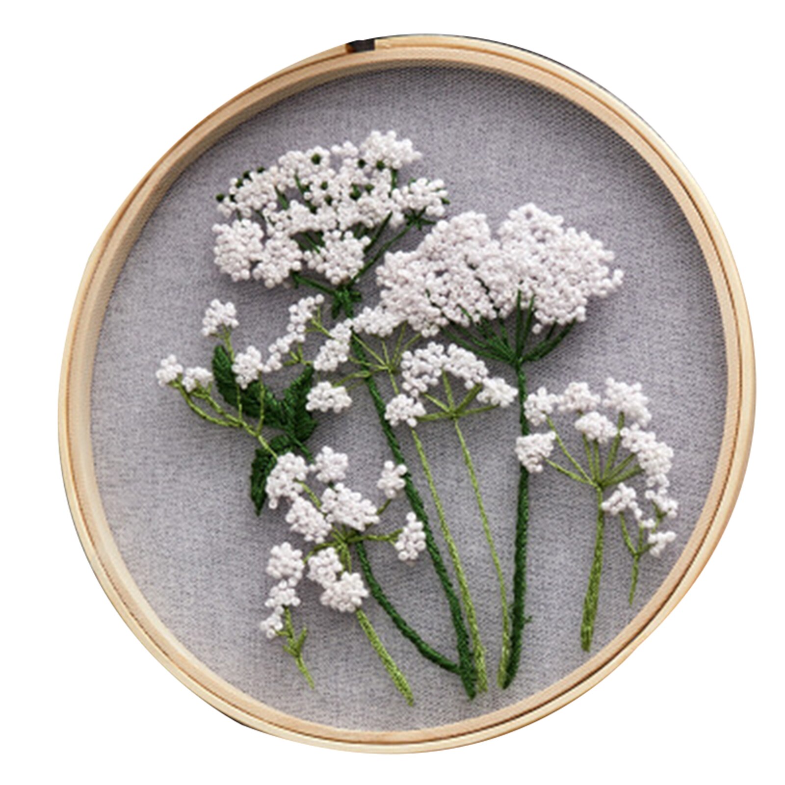 DIY Embroidery Kit With Instructions For Starter Home DIY Embroidery 1 Set Thread With Embroidery Hoops Home Decoration: A