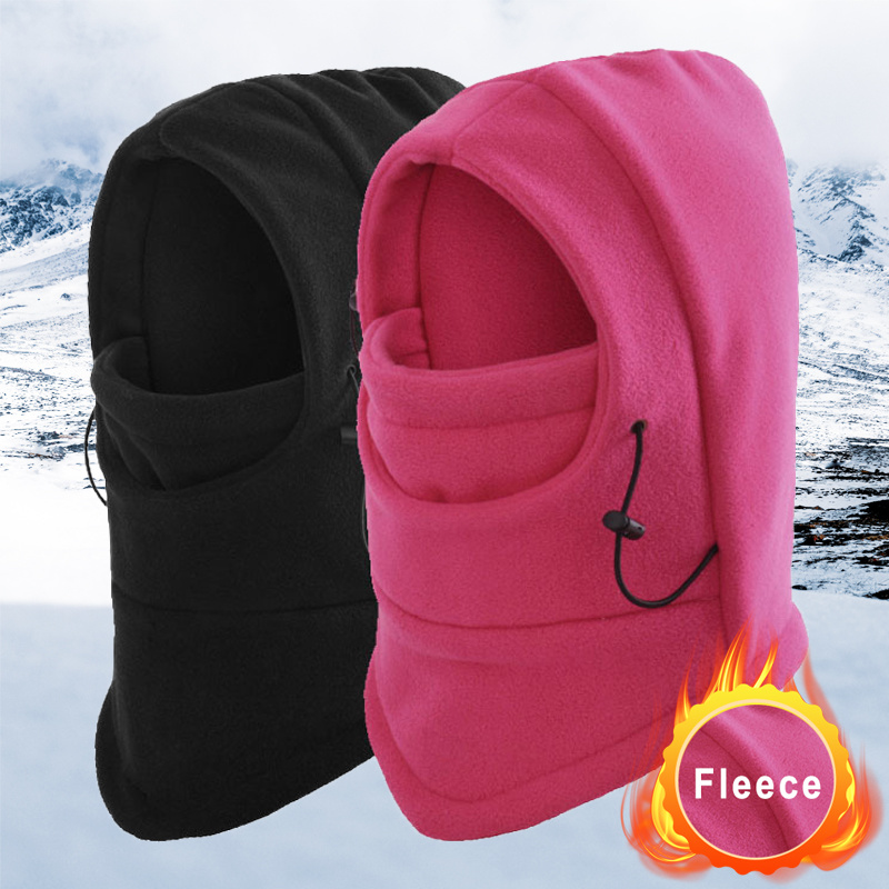 Winter Warm Caps Mannen Polar Fleece Thermische Balaclava Hoed Vrouwen Outdoor Winddicht Fietsen Masker Cap Hood Halswarmer Wandelen Sjaals