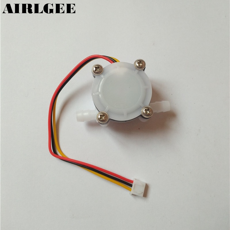 0.1-3L/min 1.2Mpa 7mm Dia Connector Water Flow Sensor Flowmeter Pulse Output