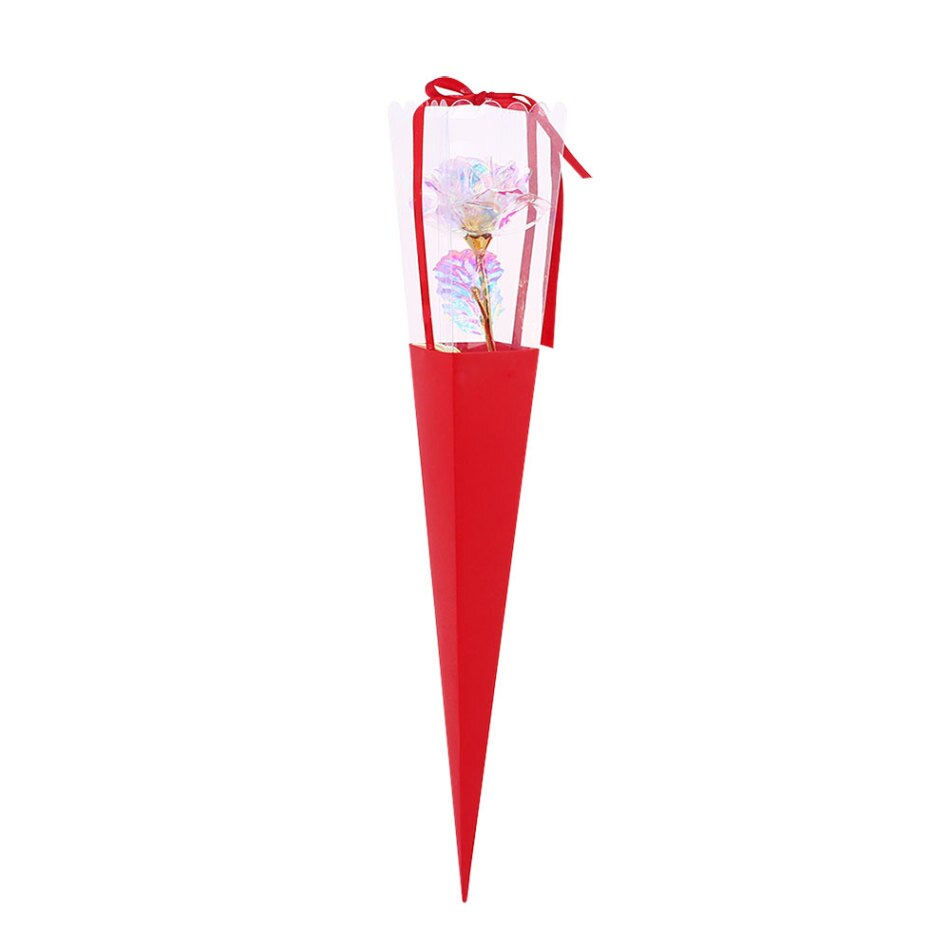 24K Color Gold Rose Simulated Flower Eternal Flower for Your Lover Wedding Party Anniversary Valentine'S Day Romantic Presents: Red