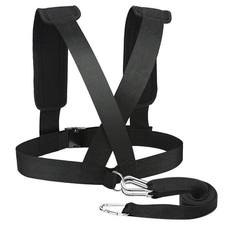 Bandas de resistencia, correa de hombro con rodamiento de peso para entrenamiento de velocidad Ejercicio de carrera entrenamiento expansor Fitness Band