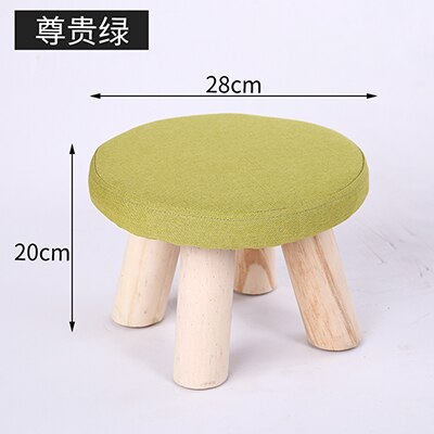 Heltre liten krakk sko skiftekrakk liten rund krakk stue sofa krakk lav krakk benk stol: 6