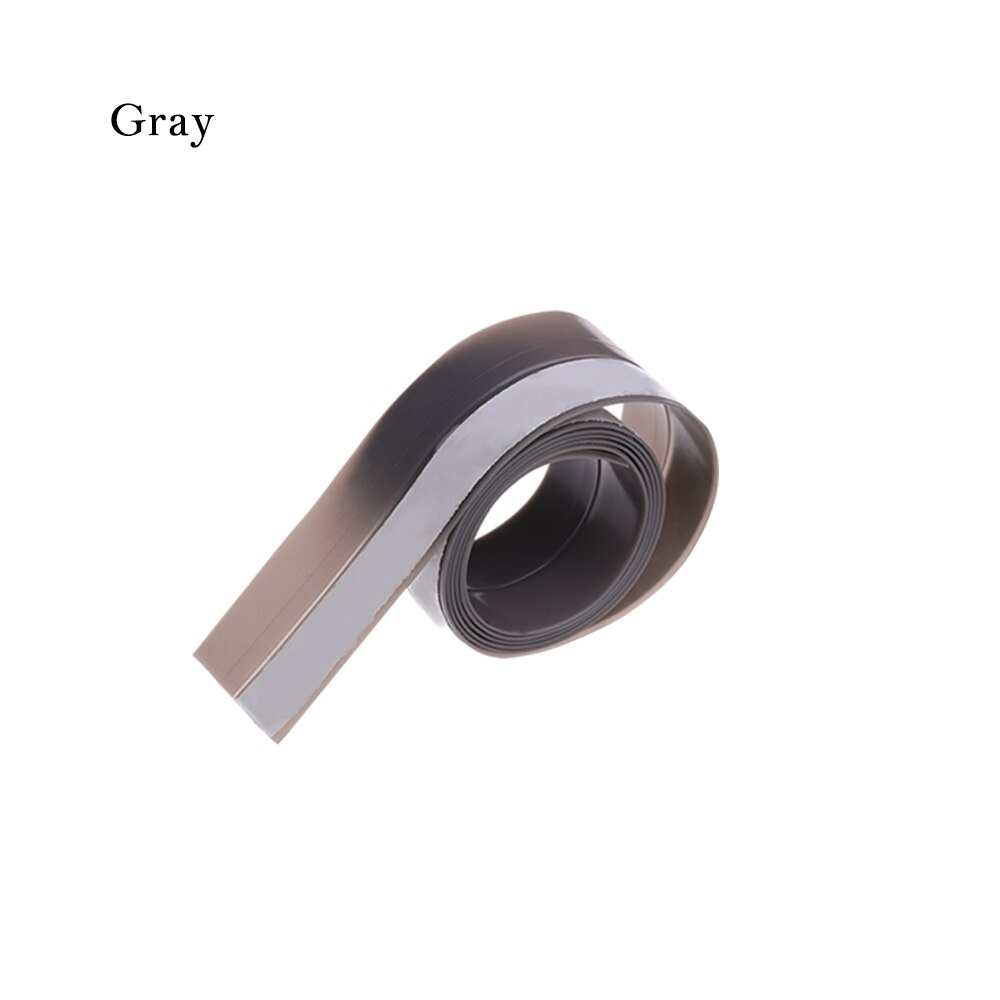 1Pcs 35mm Frameless Window Sliding Door Seals Sliding Sealing Strips Weatherstrip Draft Stopper For Door Silicon Rubber: Gray