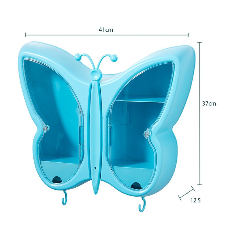 Butterfly Wall Hanging Makeup Storage Box Drawer-Type Bathroom Makeup