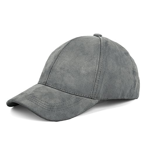 Suede Baseball Cap Mens Casquette Bone cap Snapback cap Hip Hop Flat Hat Women Gorras: Ashgrey