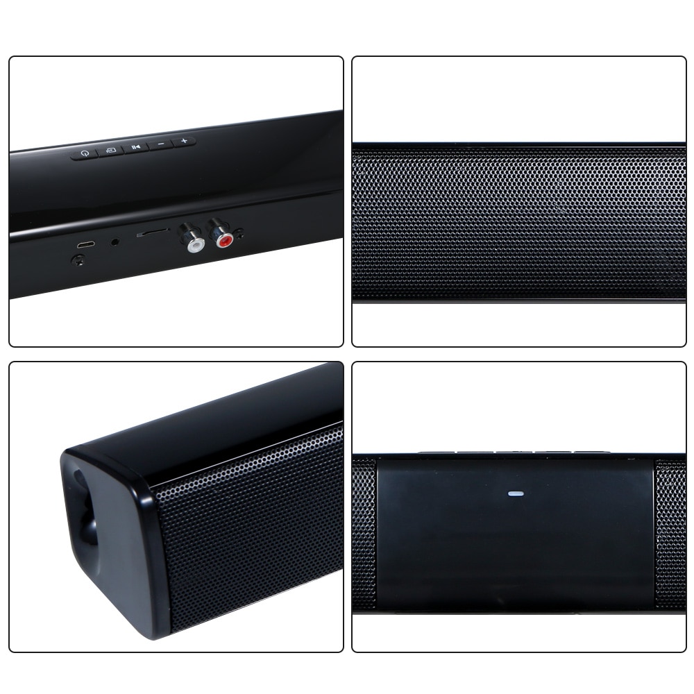 Luxe Draadloze Bluetooth 4.0 Soundbar Speaker Tv Home Theater 3D Soundbars Bass Televisie Subwoofer W/Rca Line Afstandsbediening