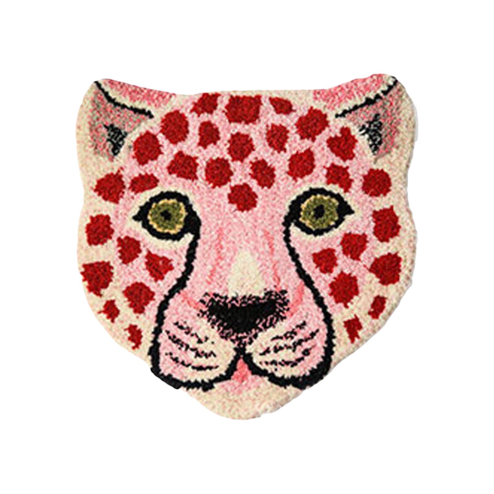 Household Imitation Cashmere Seat Cushion Cartoon Tiger/Lion/Panda Shape Thickened Floor Mat for Bedroom Living Room: 4