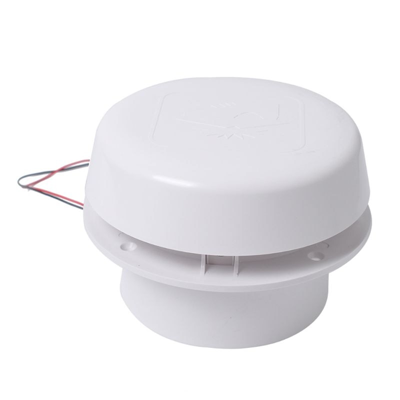 Tilhenger tak luftventilasjon rund ventil for rv campingvogn mini ventilator med lav støy og sterk vind 12v