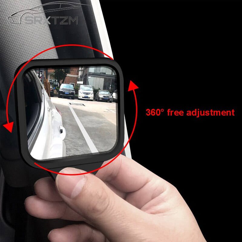 SRXTZM Rear Door Mirror Acrylic Suction Back View Rearview Mirror Baby Rear Ward Facing Kids Infant back Seat Auxiliary Mirrors