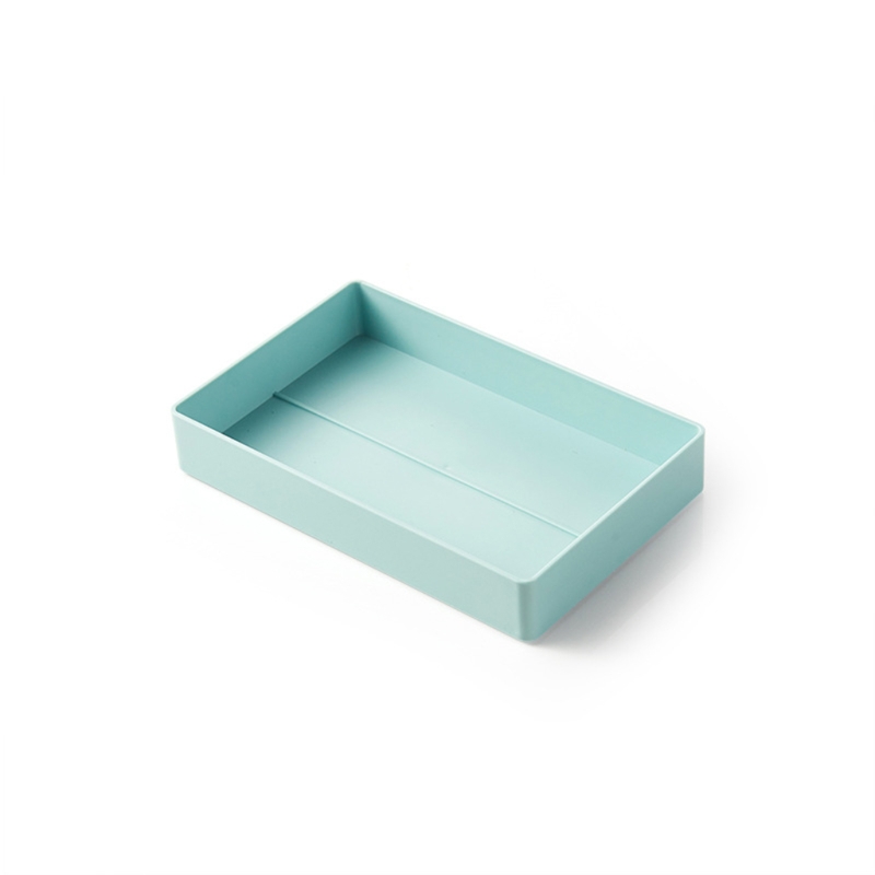 Boîte de rangement de bureau, organisateur de bureau, tiroir à papier A4, boîte de rangement, armoire à fichiers empilable, porte-stylo, porte-Document, boîte de rangement de format A4: C-blue-green
