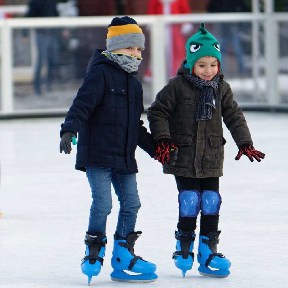 6pcs in 1 Set Adults Roller-skate Protection Gear Skiing Roller Protector Sports Protectors Kit Skateboard Bike Riding Knee Pad