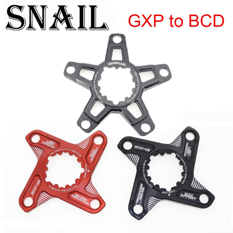 MTB Bike Chainring Adapter 5 Claw 110BCD Spider Converter Mountain Road for Sram GXP X9 XX1 X0 X01 To Single Speed Narrow Wide