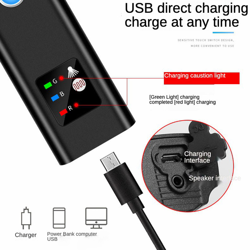 Luz delantera de bocina para bicicleta, lámparas de bicicleta con bocina eléctrica, linterna de ciclismo, Faro de bicicleta, campana de bicicleta, 120dB