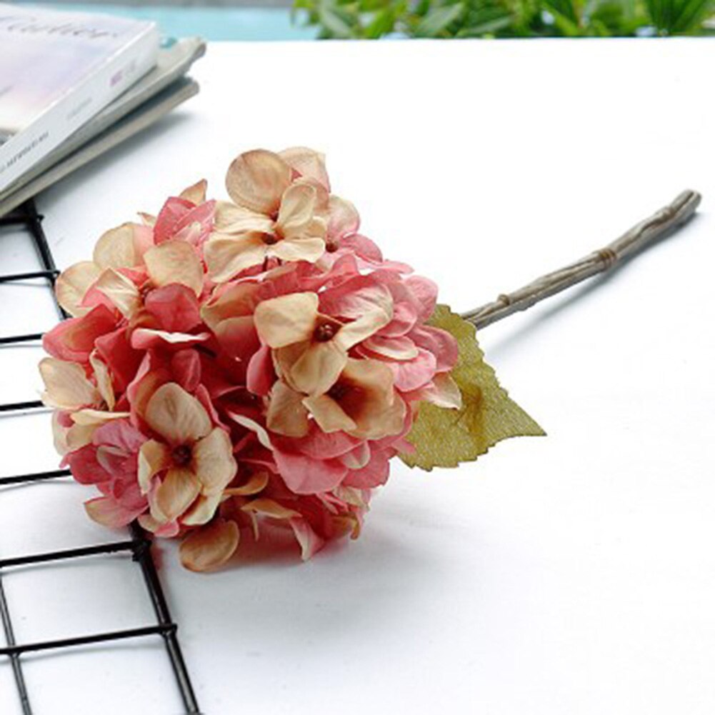 Hydrangea Flowers DIY Wedding Christmas Decor for Home Handmade Hydrangea Dried Flowers SEC88: eaq14